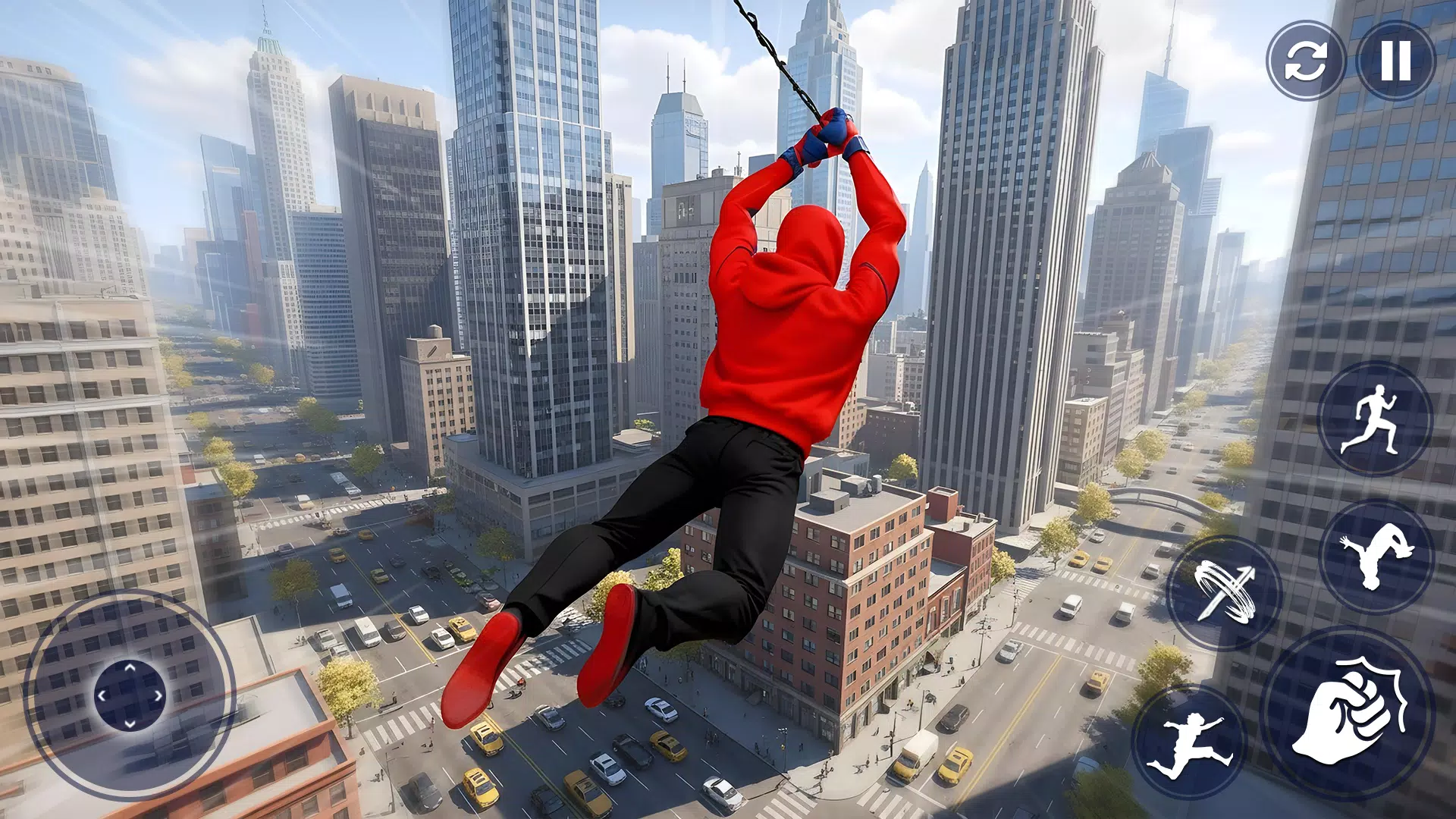 Flying Spider Hero City Action