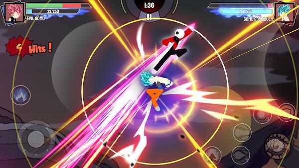 Stickman Warriors Super Dragon Shadow Fight