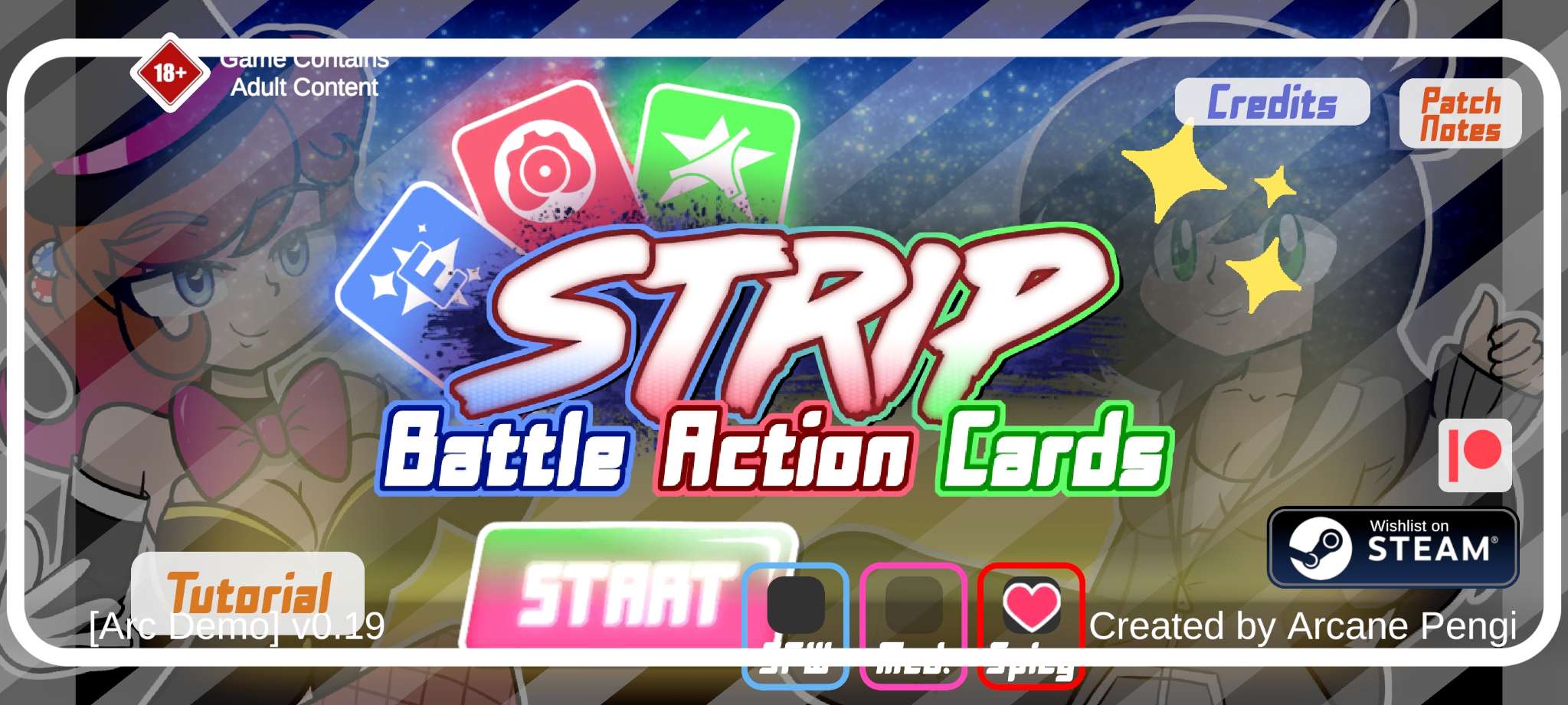 STRIP Battle Action Cards