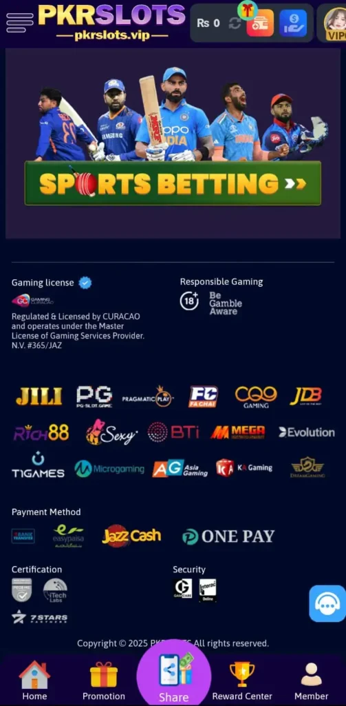 PKR Slots