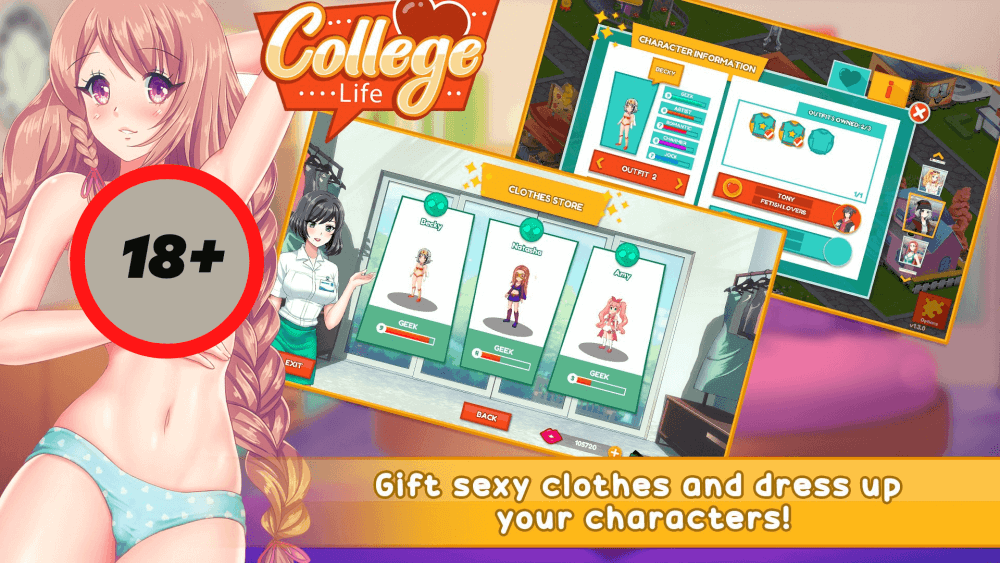 College Life v2.1.26 APK (Free Upgrade/Currency) [Nutaku]