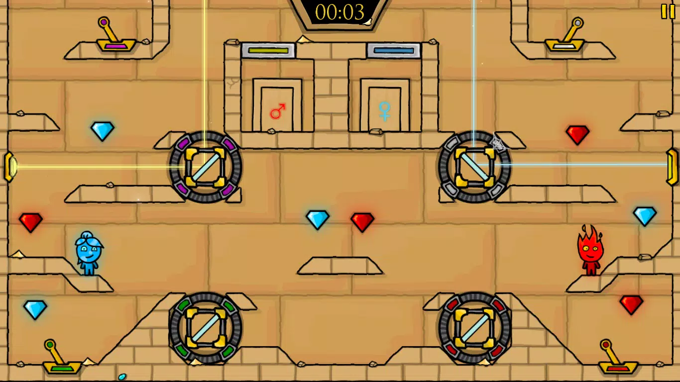 Water girl and Fire boy: Light Temple Adventure