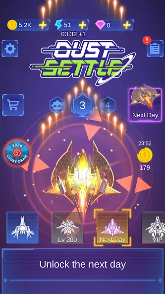 Dust Settle 3D - Galaxy Attack