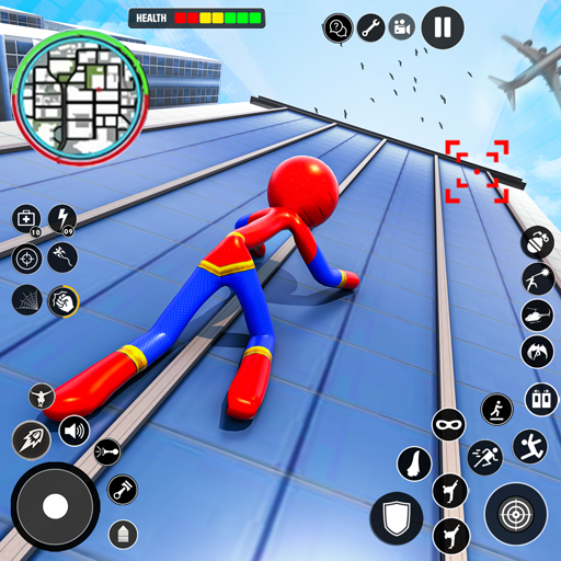 Stick Rope Hero Game Superhero