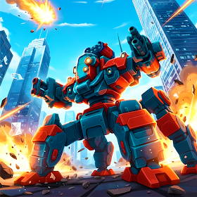 Robot Survivor 3D: Mech Battle