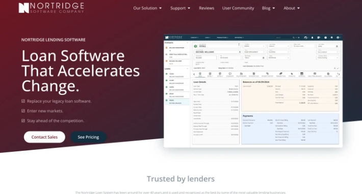 secure and reliable business loans software