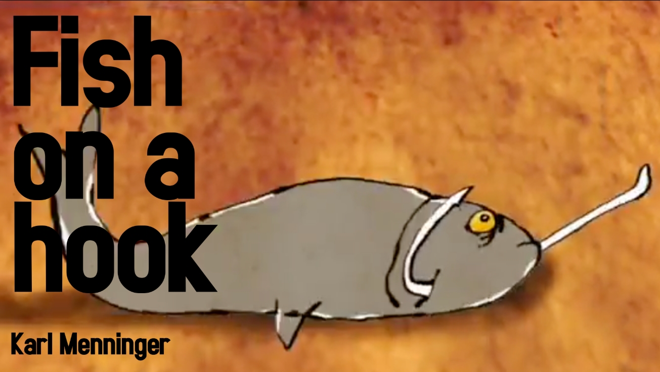 There's a fish on the hook.
